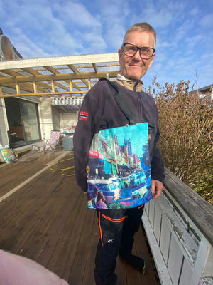 Tote Bags Sydney Harbour Art 