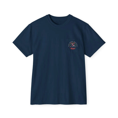 Pocket T-Shirt Northern Beaches 2x custom logo 