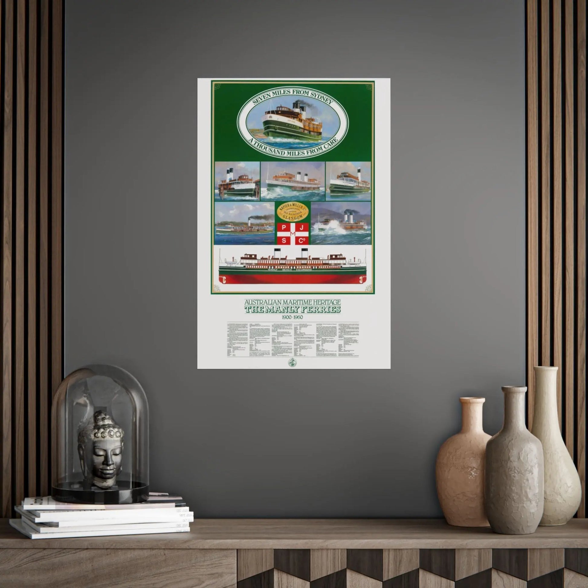 Poster Sydney Manly Ferries 