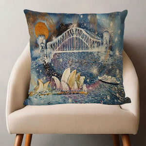 Sydney Coastal Charm Cushion Cover – Unique Art for Home Decor (Copy) Lost Manly Shop