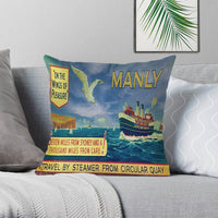 Sydney Coastal Charm Cushion Cover – Unique Art for Home Decor (Copy) Lost Manly Shop
