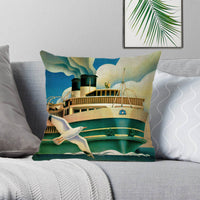 Sydney Coastal Charm Cushion Cover – Unique Art for Home Decor (Copy) Lost Manly Shop