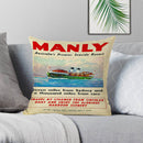 Sydney Coastal Charm Cushion Cover – Unique Art for Home Decor (Copy) Lost Manly Shop