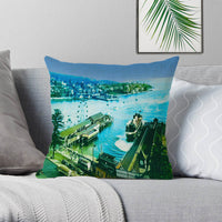 Sydney Coastal Charm Cushion Cover – Unique Art for Home Decor (Copy) Lost Manly Shop
