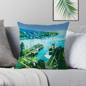 Sydney Coastal Charm Cushion Cover – Unique Art for Home Decor (Copy) Lost Manly Shop