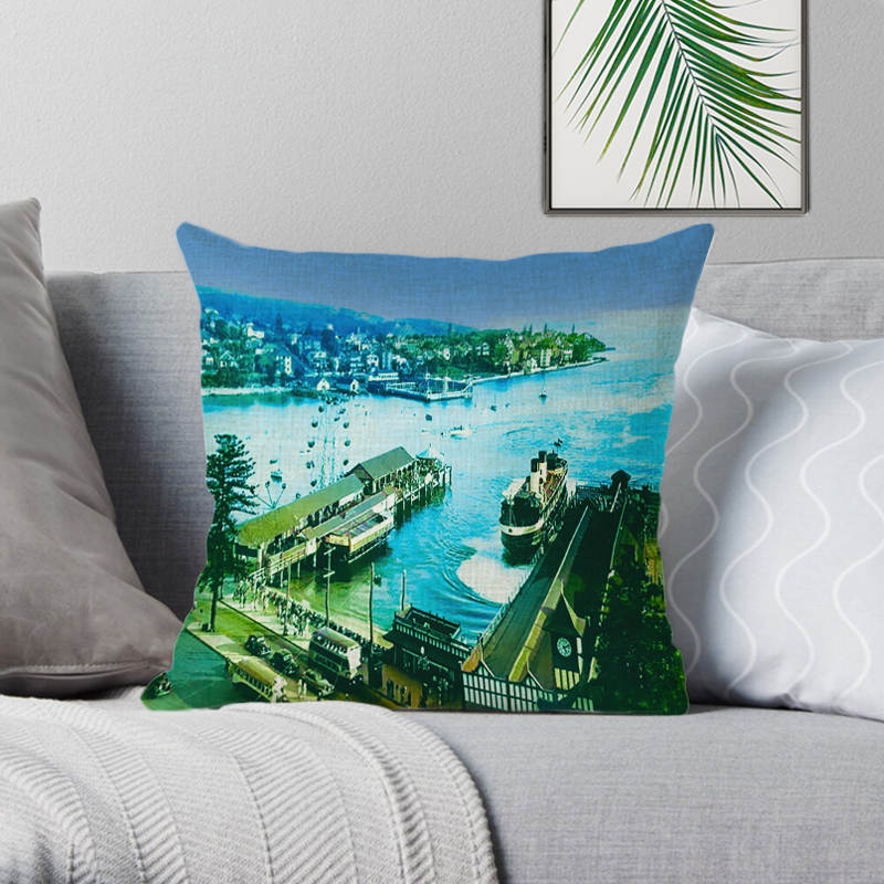 Sydney Coastal Charm Cushion Cover – Unique Art for Home Decor (Copy) Lost Manly Shop