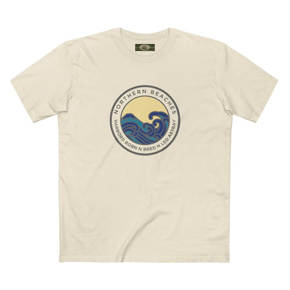 T-Shirt Northern Beaches Harbord Born n Bred n Led Astray Custom Logo Front 