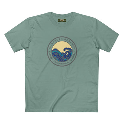 T-Shirt Northern Beaches Harbord Born n Bred n Led Astray Custom Logo Front 