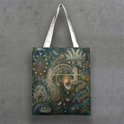Tote Bags featuring double sided printed Sydney Harbour & Northern Beaches Authentic Coastal Art 