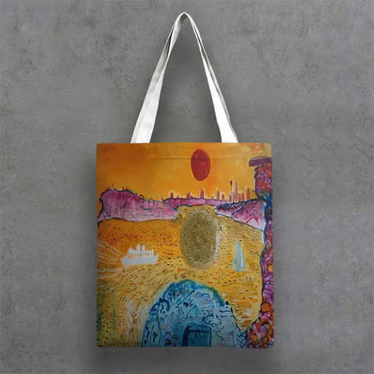Tote Bags featuring double sided printed Sydney Harbour & Northern Beaches Authentic Coastal Art 
