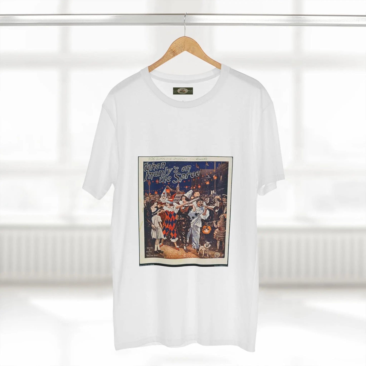 Vintage Manly Mardi Gras Staple Tee 