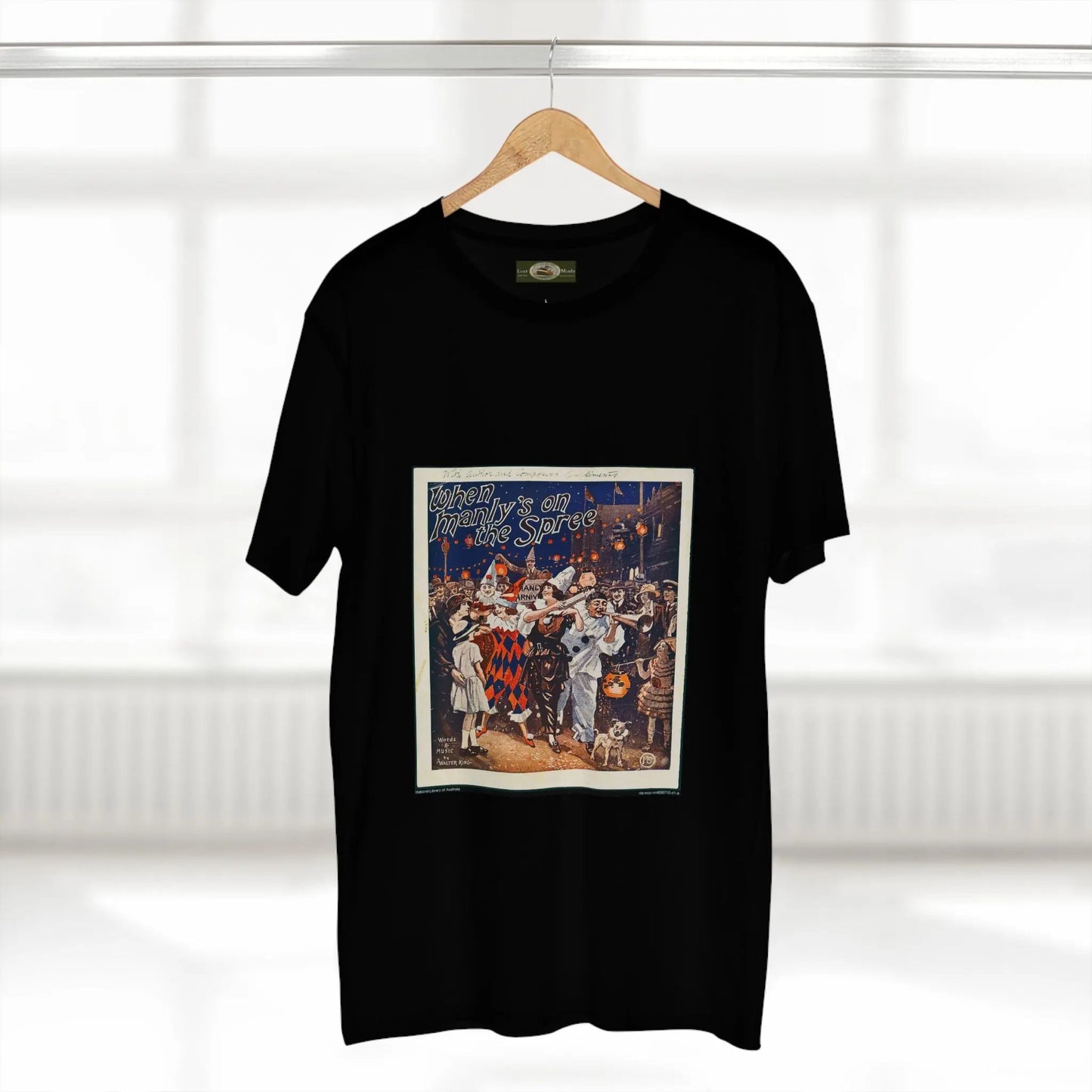 Vintage Manly Mardi Gras Staple Tee 