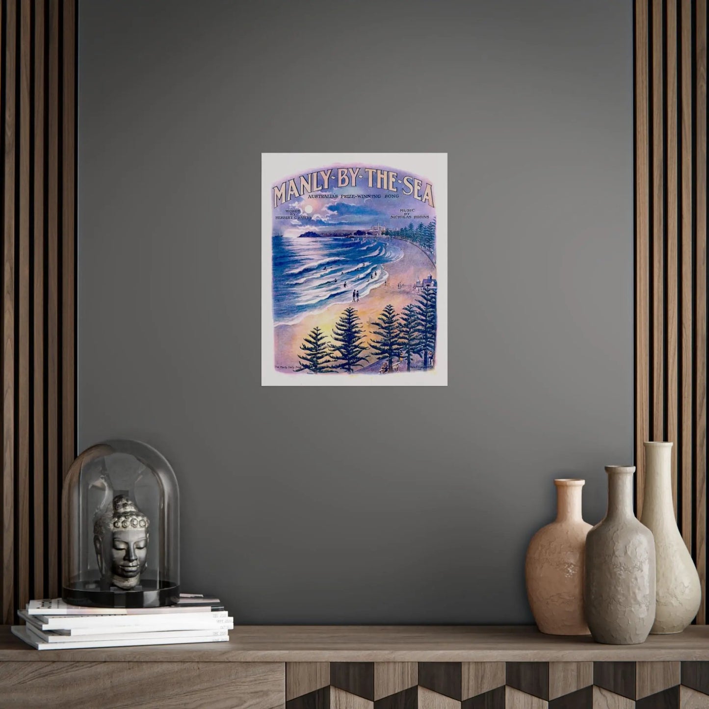 Vintage Poster Manly 1924 