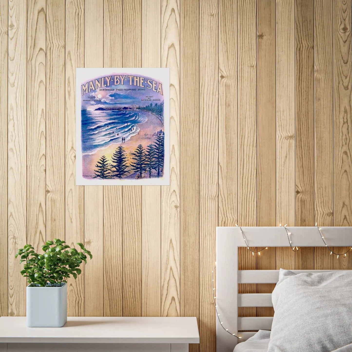 Vintage Poster Manly 1924 