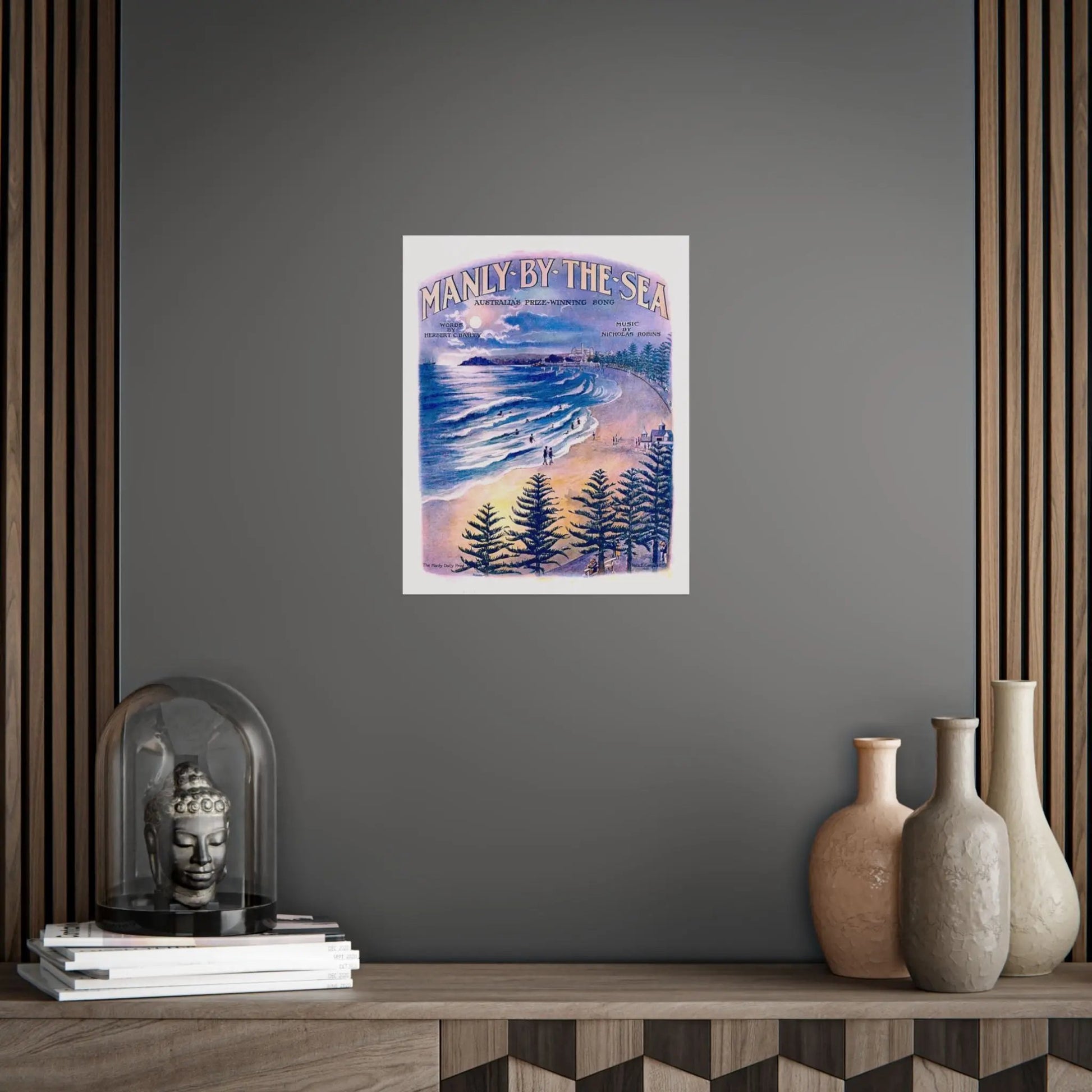 Vintage Poster Manly 1924 