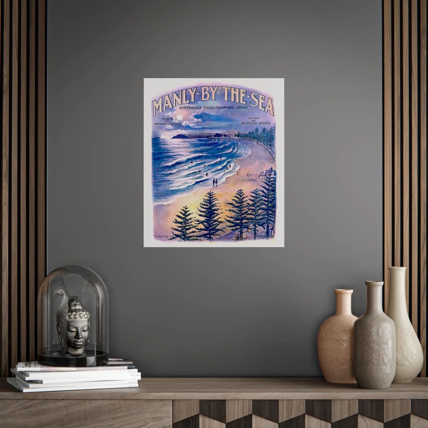 Vintage Poster Manly 1924 