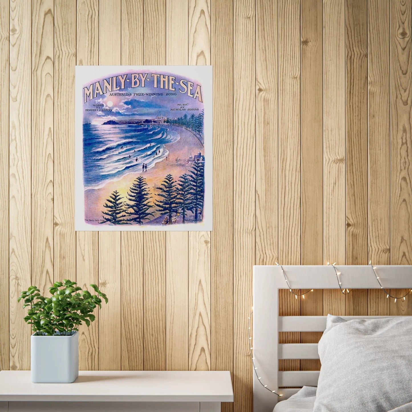 Vintage Poster Manly 1924 