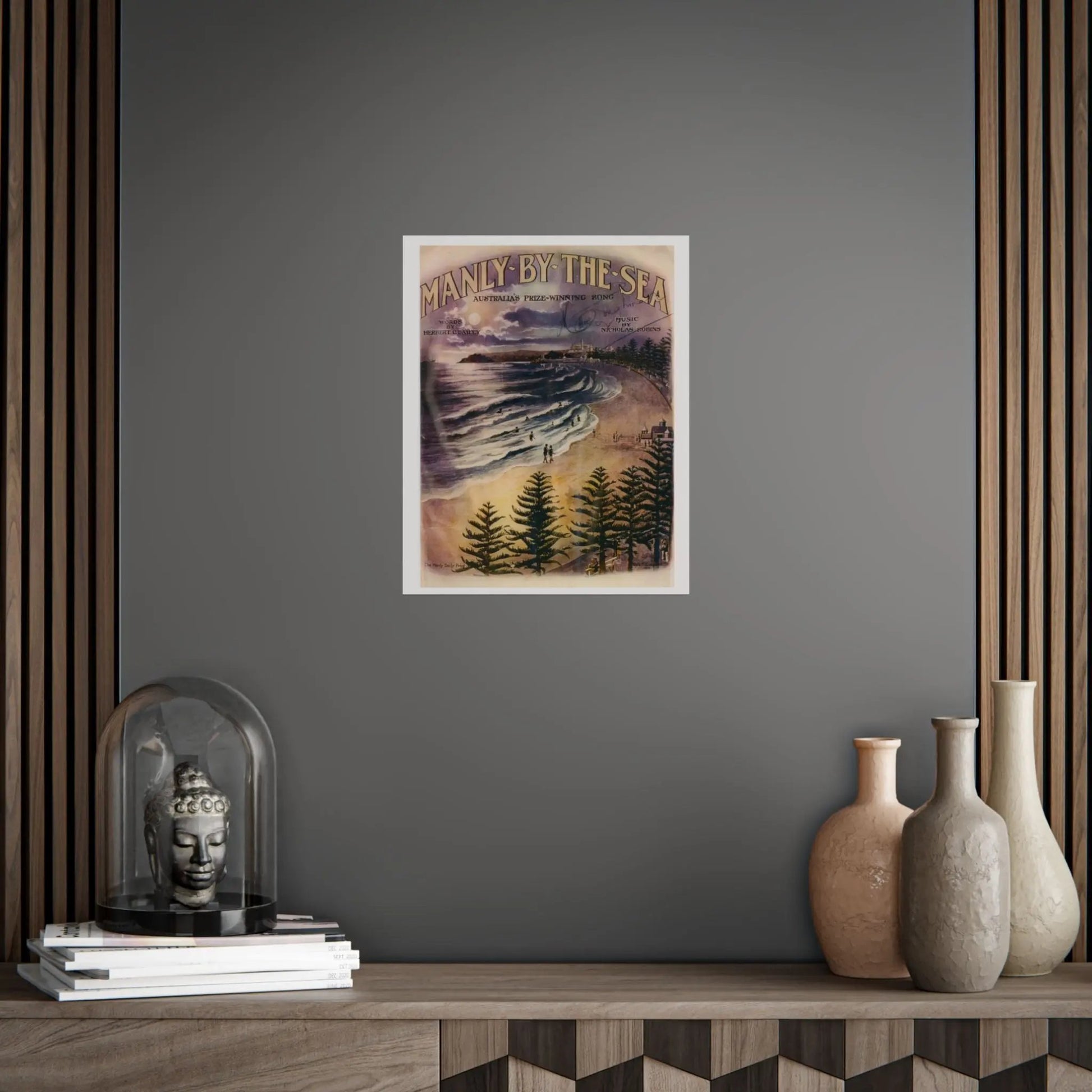 Vintage Poster Manly 1924 