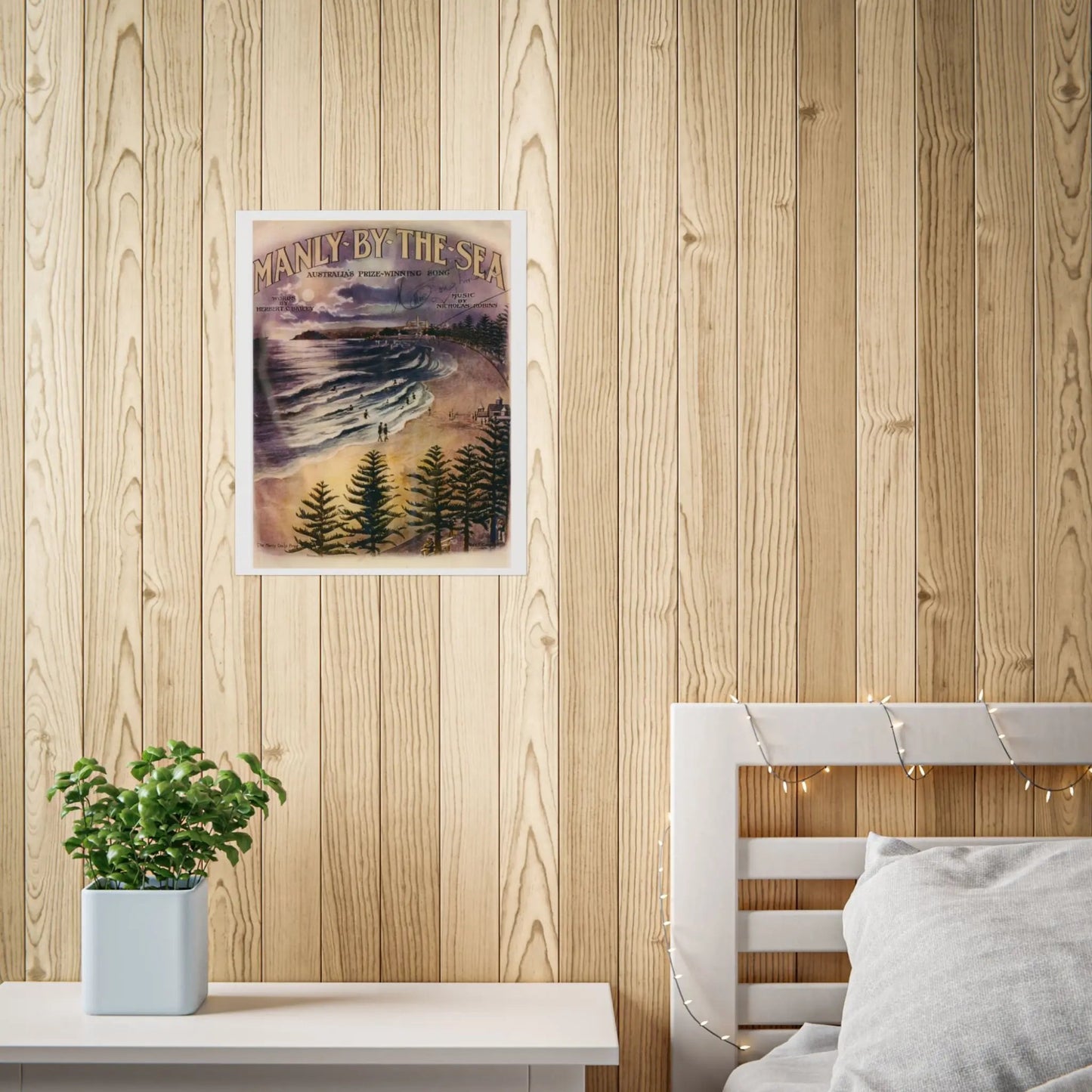 Vintage Poster Manly 1924 