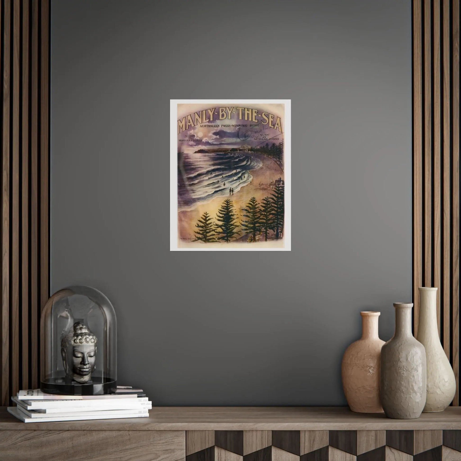 Vintage Poster Manly 1924 