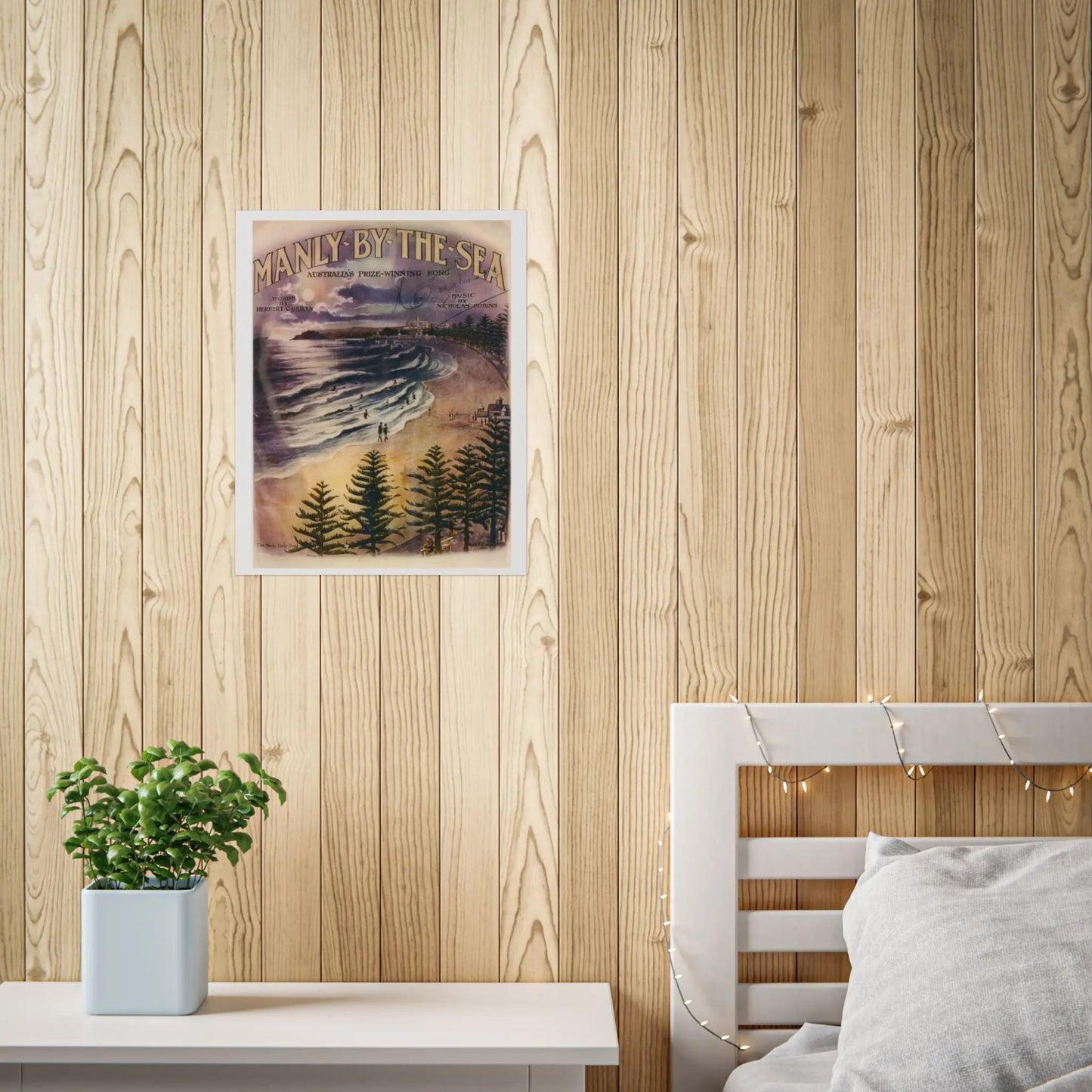 Vintage Poster Manly 1924 