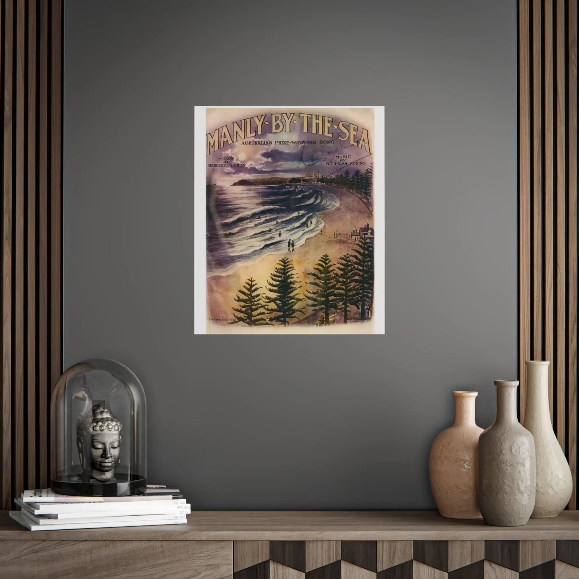 Vintage Poster Manly 1924 