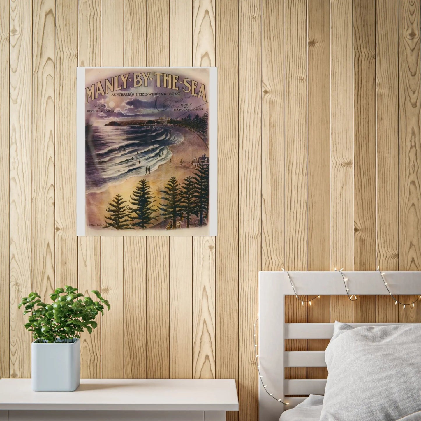 Vintage Poster Manly 1924 