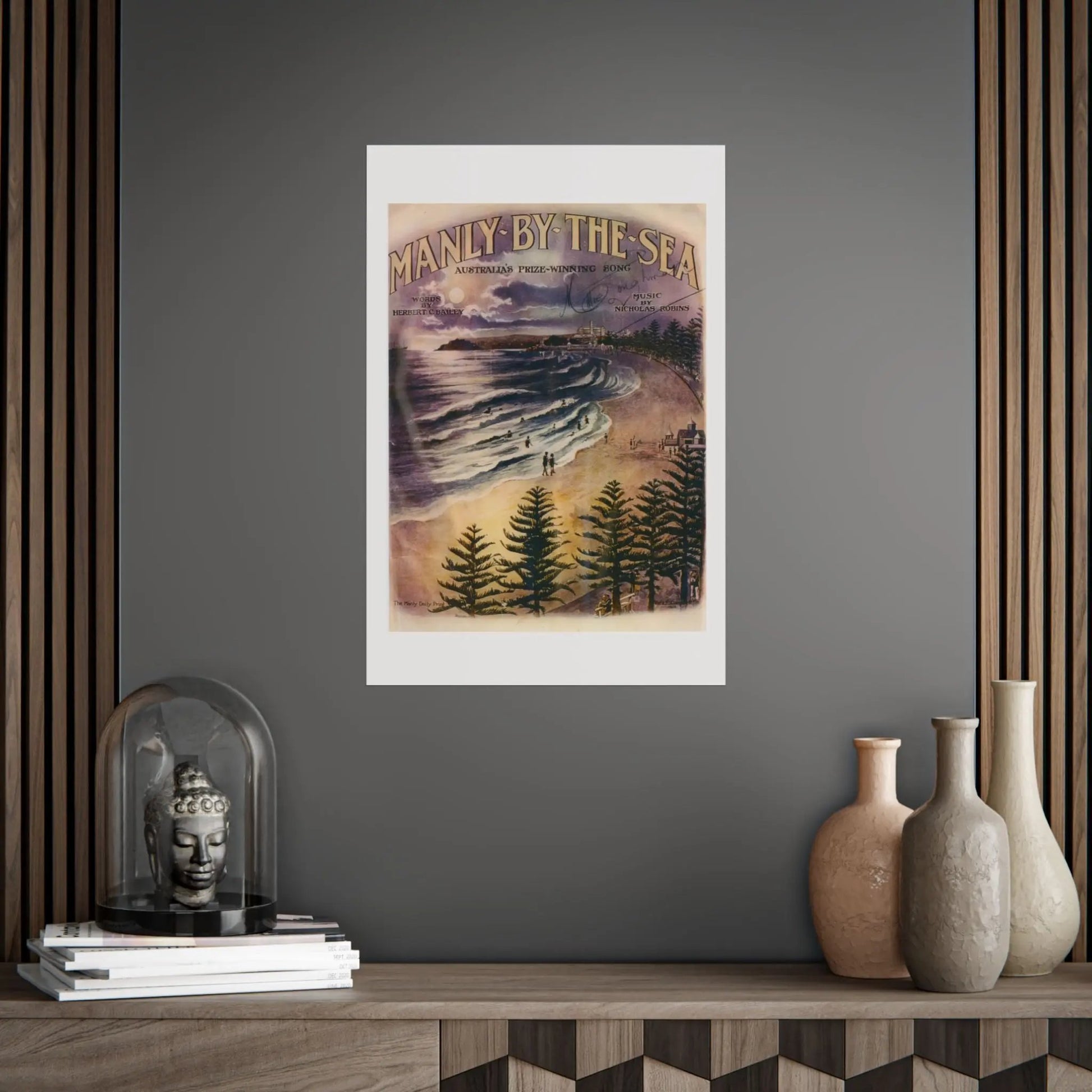 Vintage Poster Manly 1924 