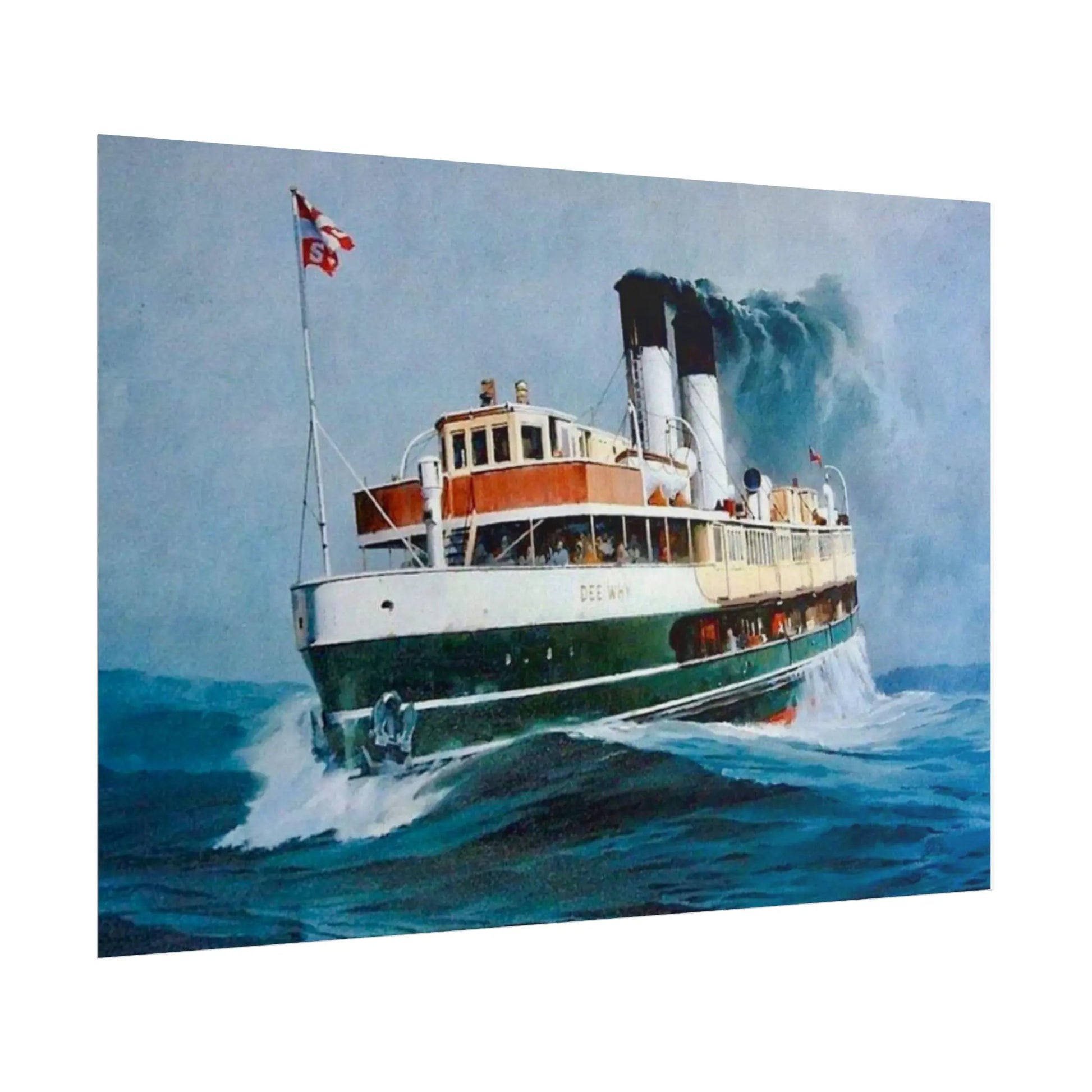 Vintage Poster Manly Ferry 