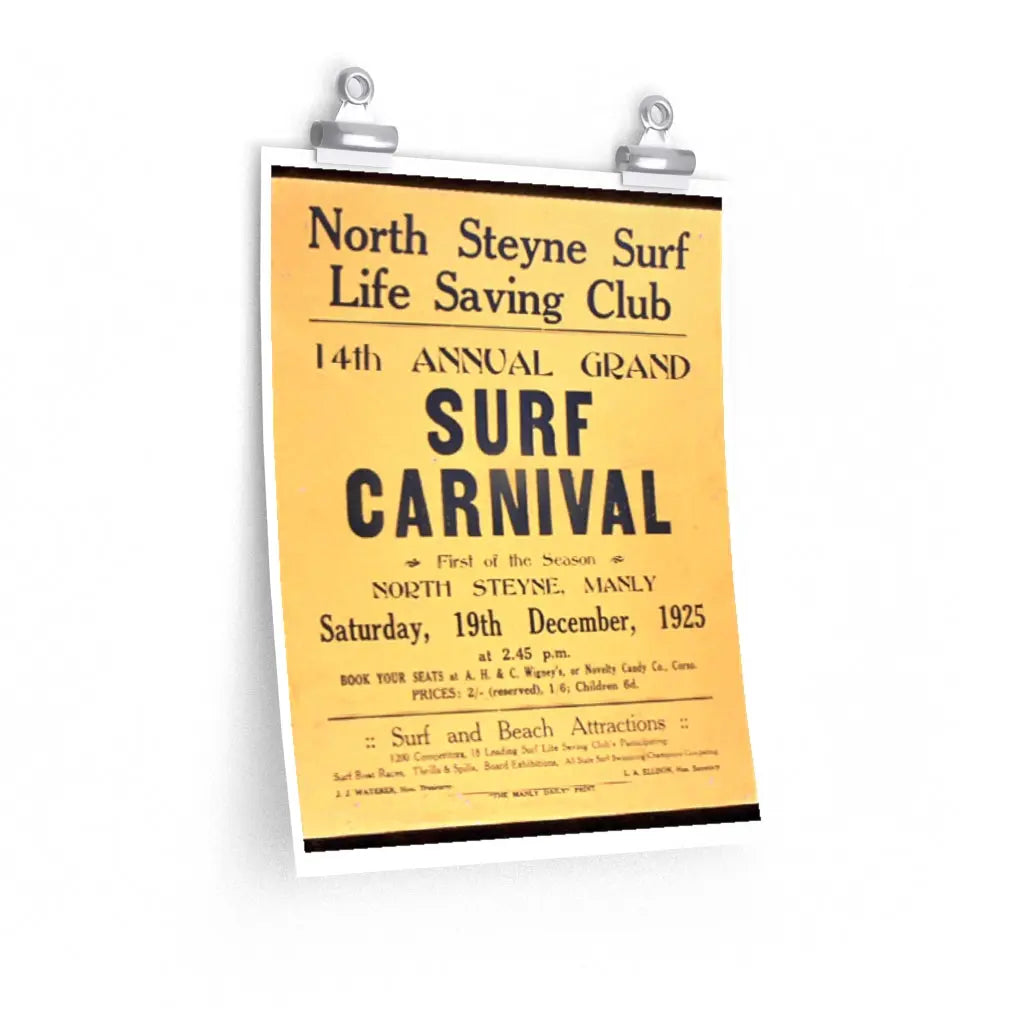 Vintage Poster North Steyne 1925 
