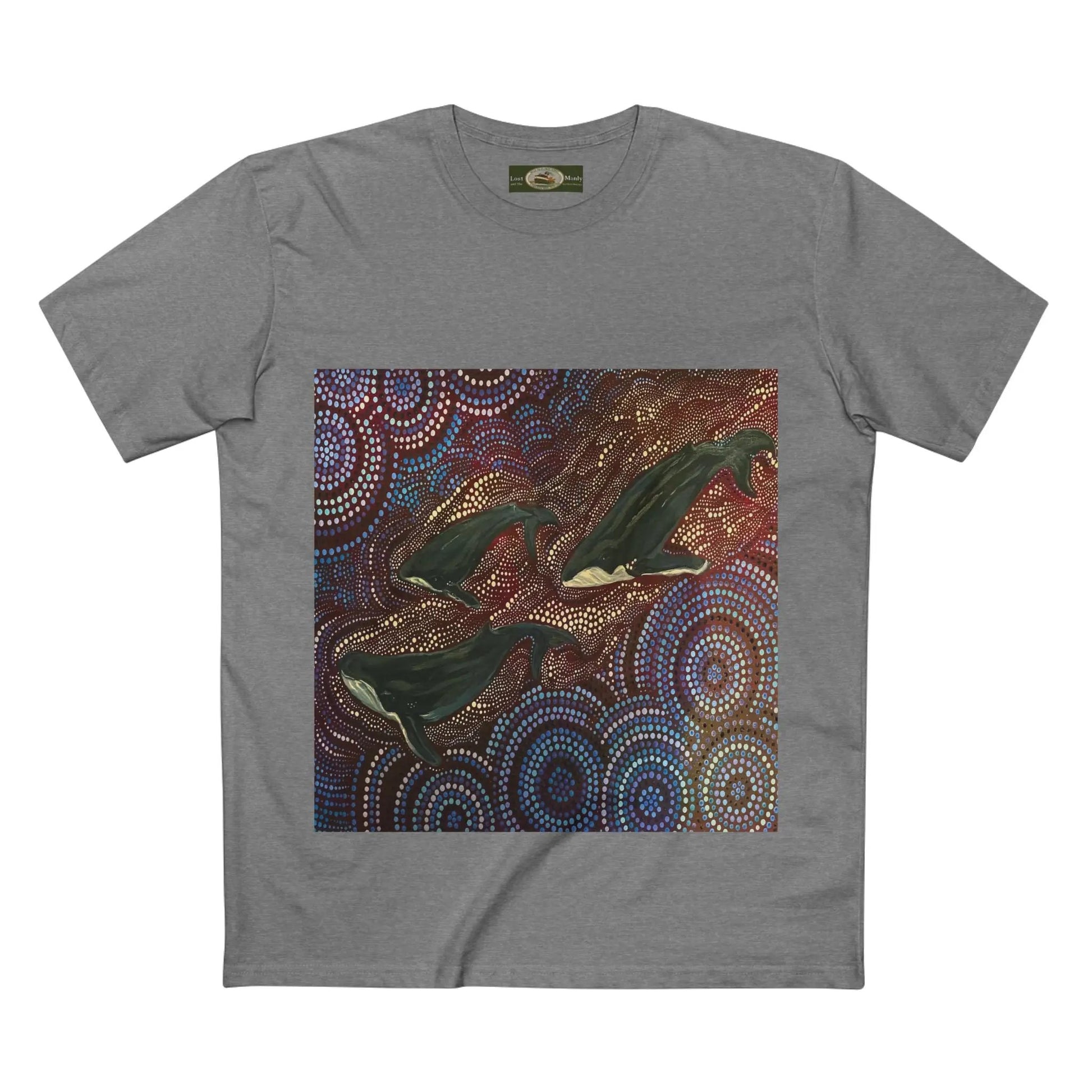 Whales at Long Reef Art Logo T-Shirt 