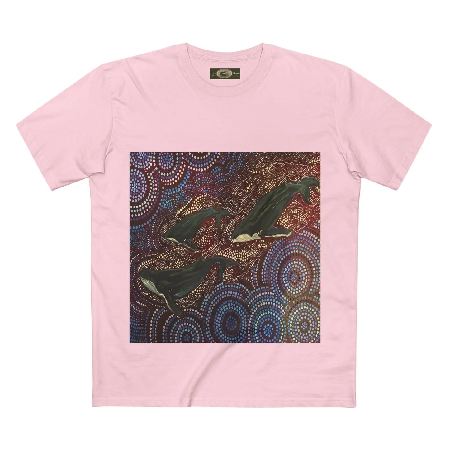 Whales at Long Reef Art Logo T-Shirt 