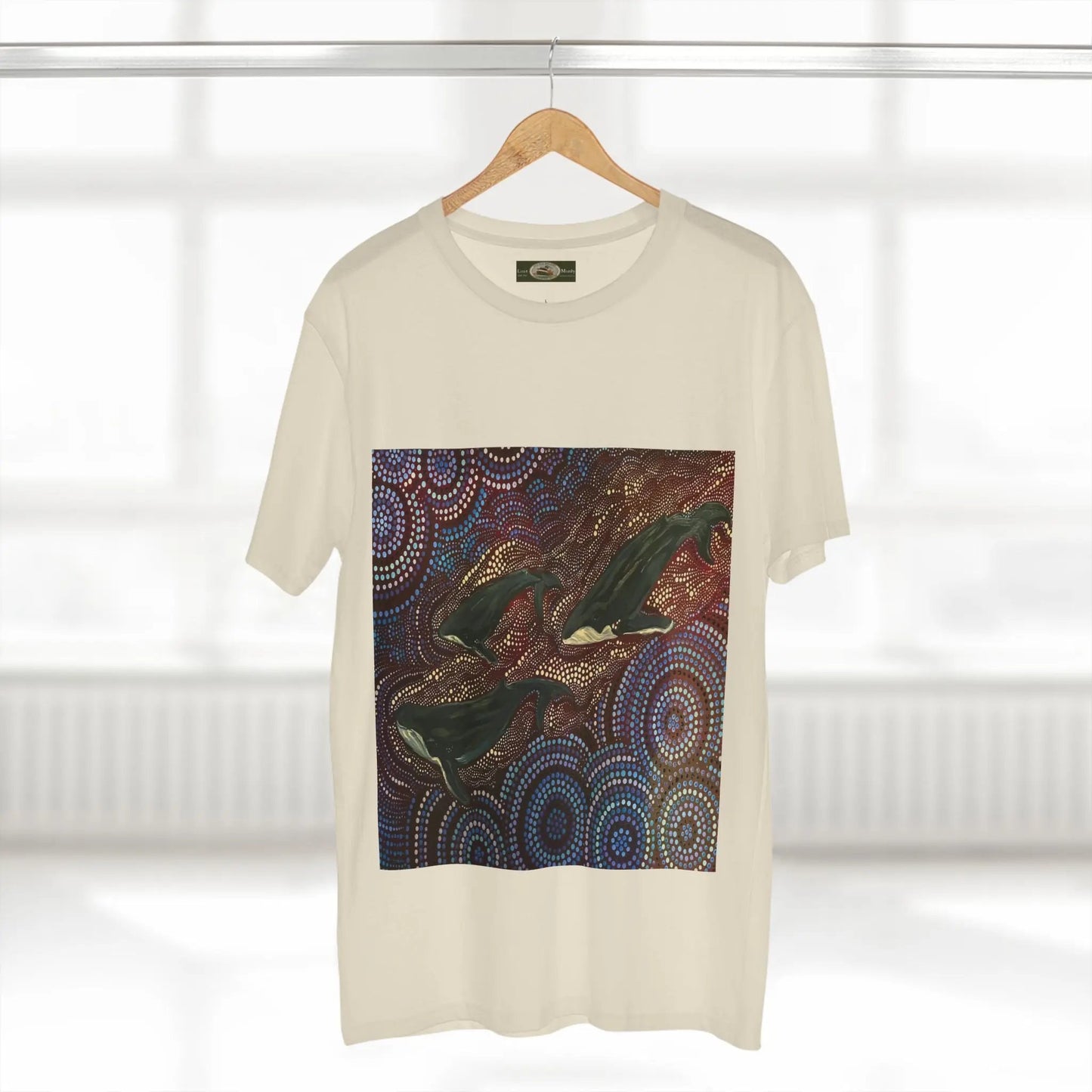 Whales at Long Reef Art Logo T-Shirt 