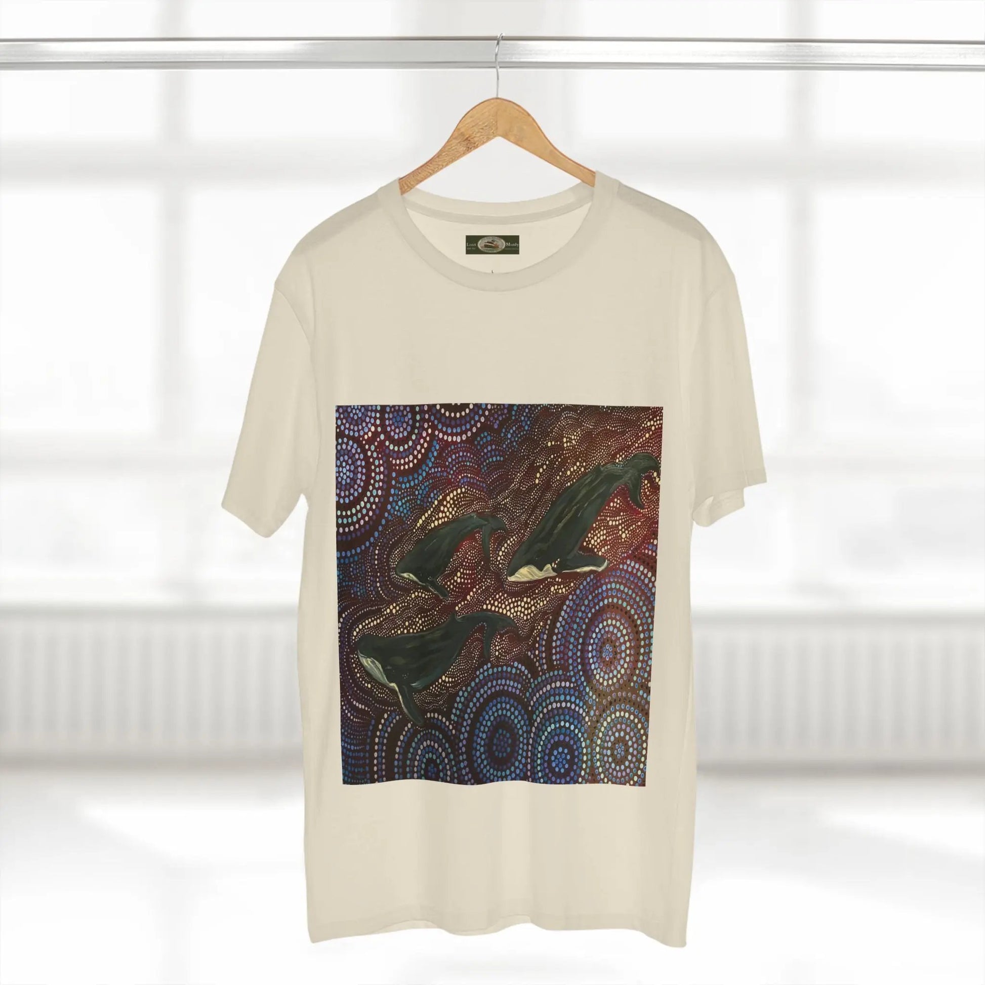 Whales at Long Reef Art Logo T-Shirt 