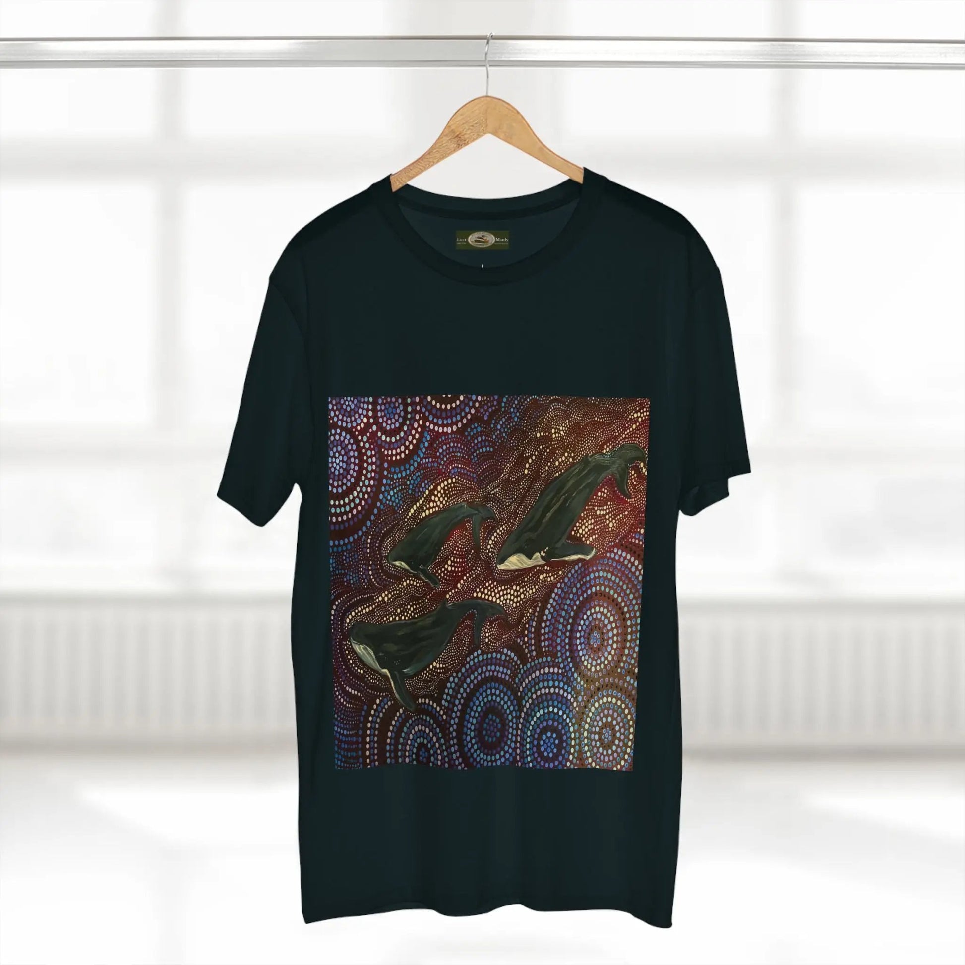 Whales at Long Reef Art Logo T-Shirt 