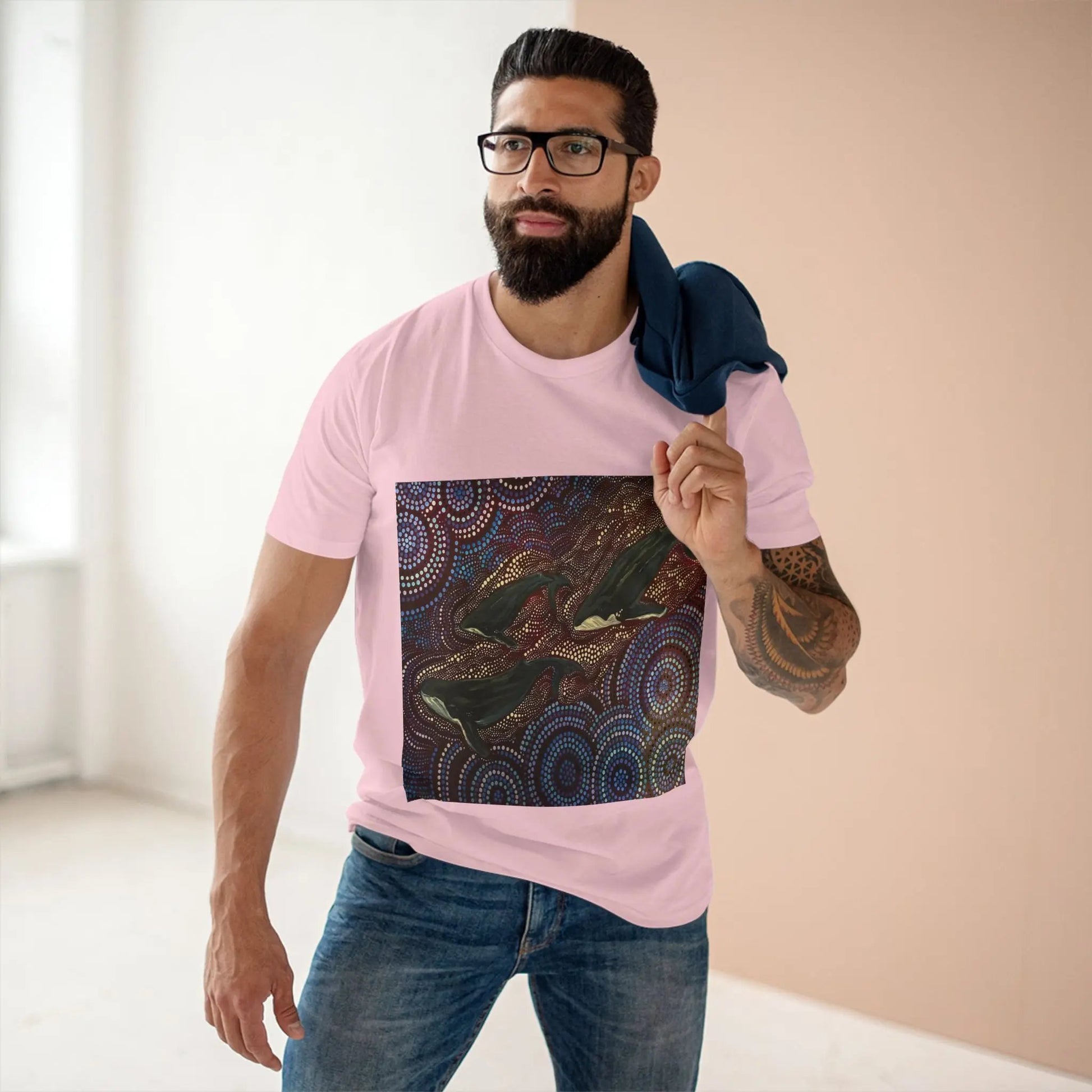 Whales at Long Reef Art Logo T-Shirt 