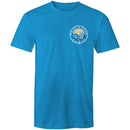 Bondi Born n Bred / Bilgola custom logos printed on AS Colour Staple - Mens T-Shirt 