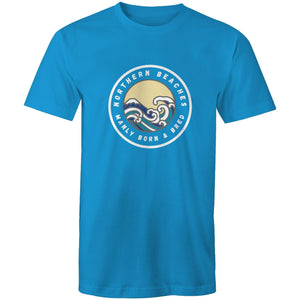 Manly Born n Bred Northern Beaches Sydney Australia Printed Logo T-Shirt Ogo Merch