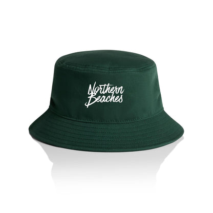 AS Colour Bucket Hat Northern Beaches white font 