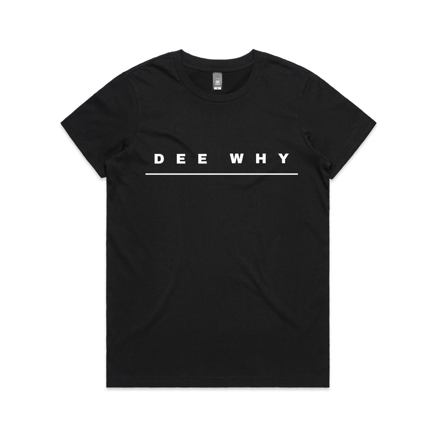 Lost Manly custom logo Dee Why edition AS Colour Women's Maple Tee - Lost Manly Shop