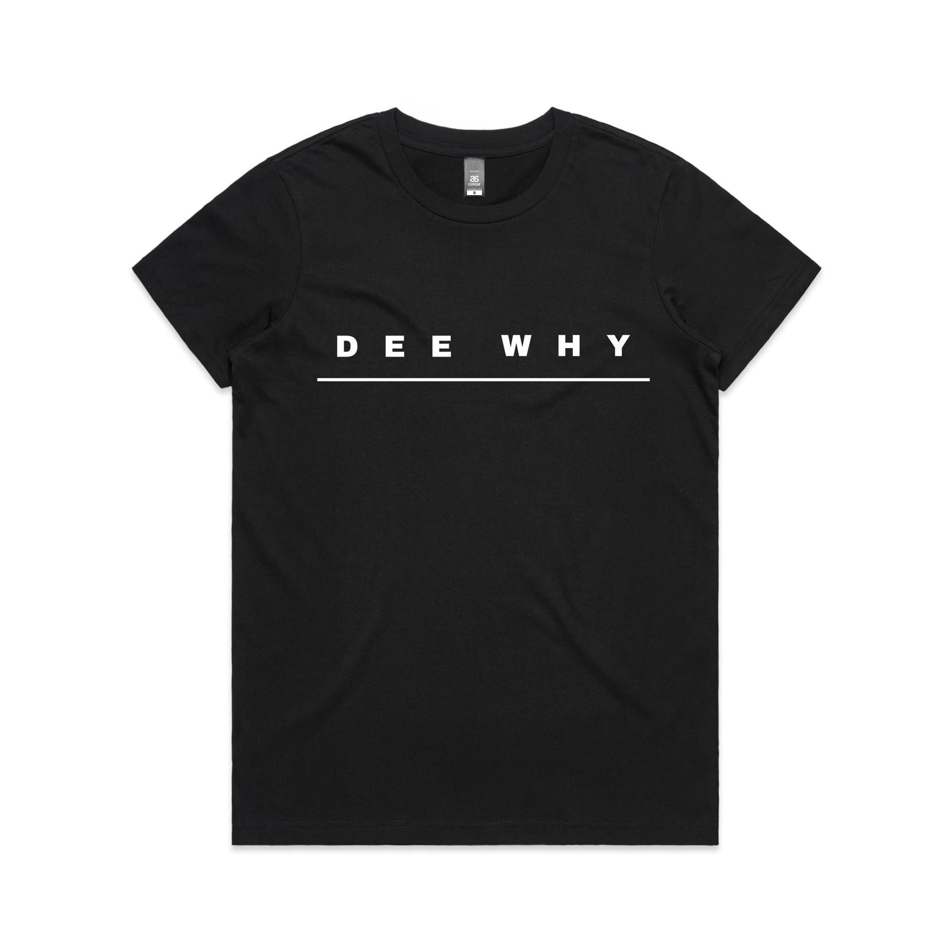 Lost Manly custom logo Dee Why edition AS Colour Women's Maple Tee - Lost Manly Shop