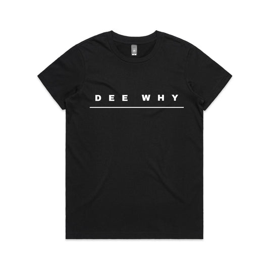 Lost Manly custom logo Dee Why edition AS Colour Women's Maple Tee - Lost Manly Shop
