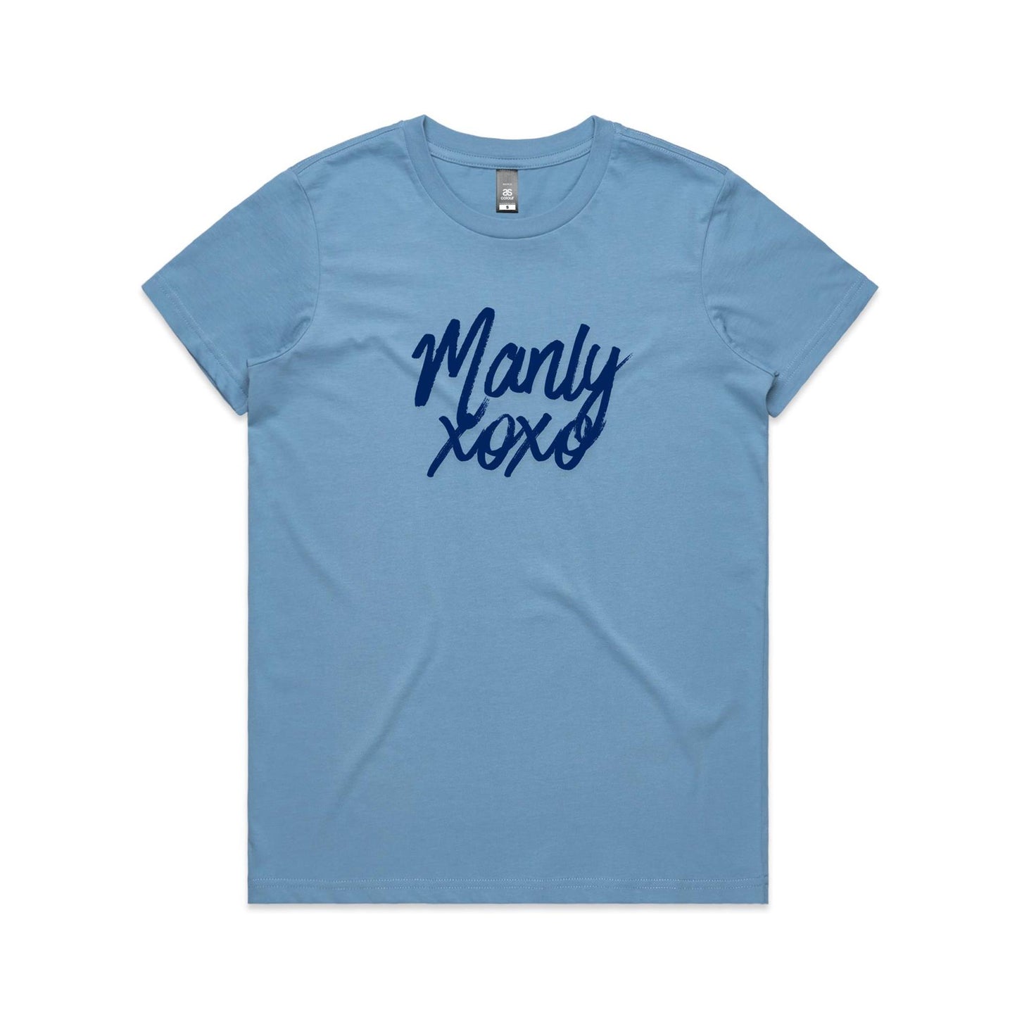 Lost Manly Manly xoxo Custom Logo Manly xoxo Edition AS Colour Women's Maple Tee