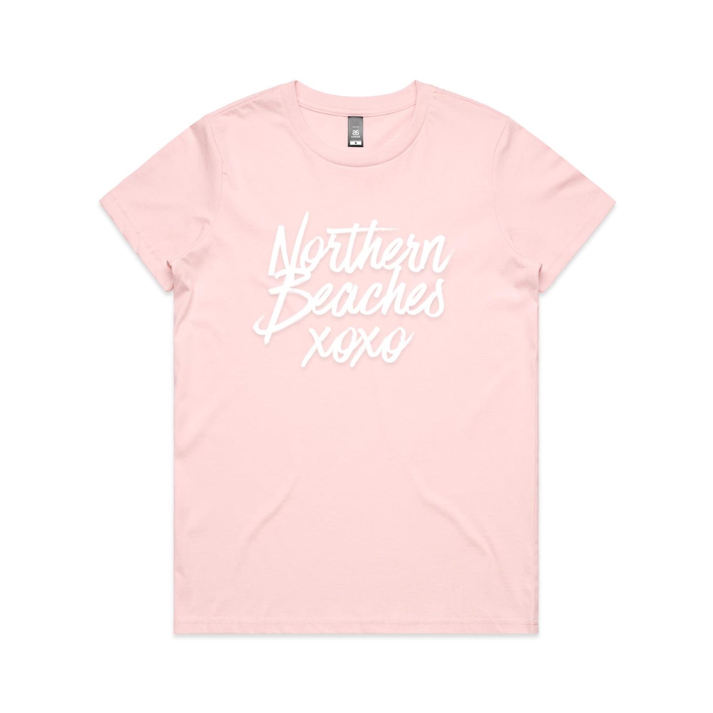 Lost Manly custom logo Northern Beaches xoxo edition AS Colour Women's Maple Tee - Lost Manly Shop