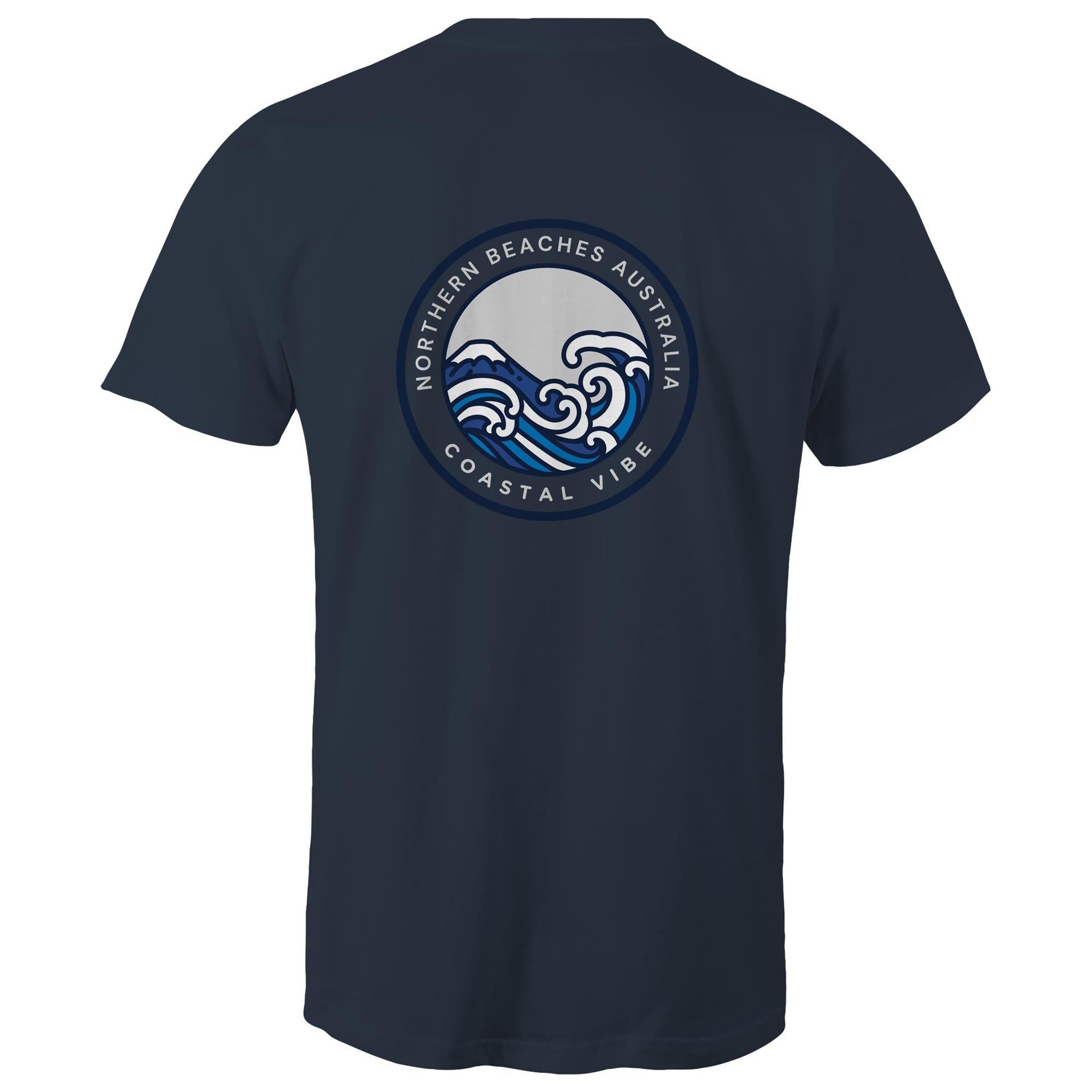 Coastal Vibe Northern Beaches Sydney Australia Printed Logo T-Shirt Ogo Merch