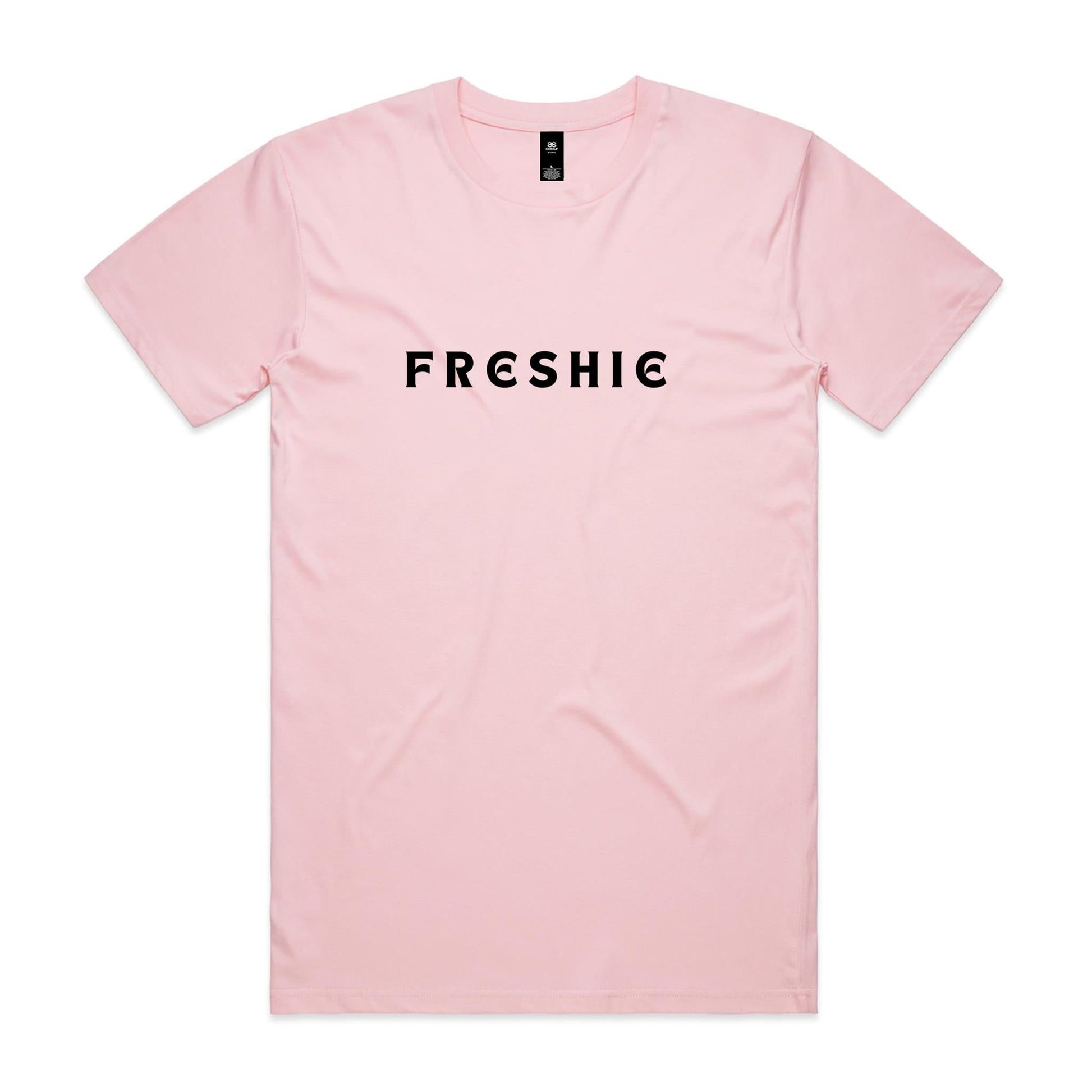 AS Colour Staple Tee Freshie custom logo black font 