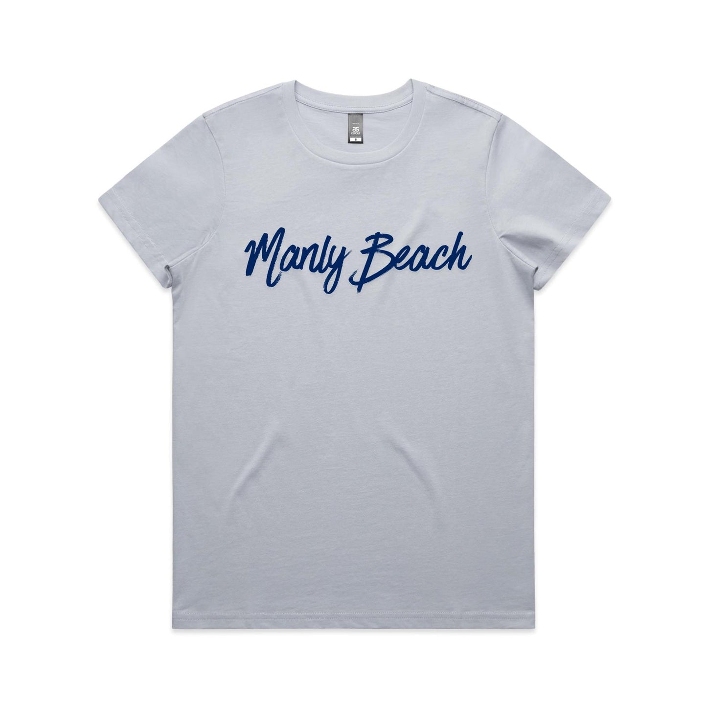 Lost Manly custom logo Manly Beach edition AS Colour Women's Maple Tee - Lost Manly Shop