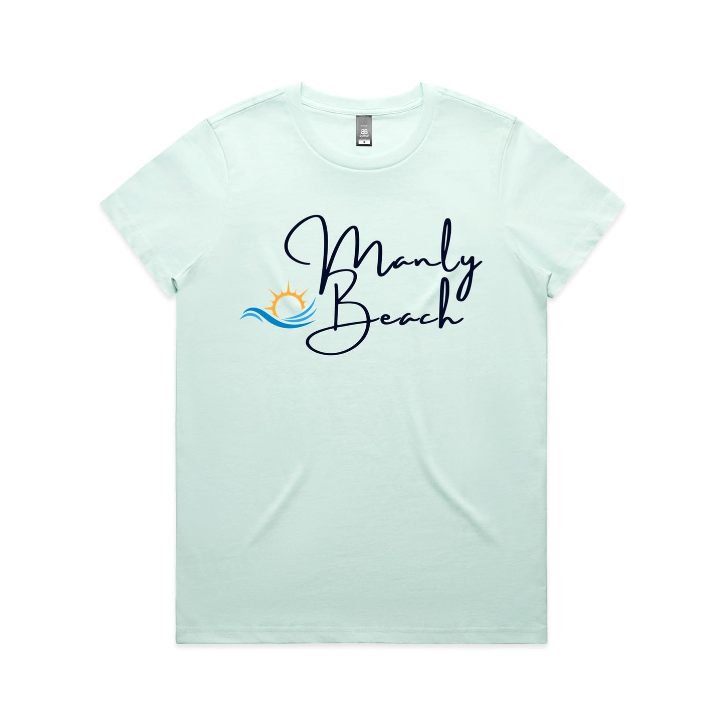 Lost Manly Custom Manly Beach Logo Limited Edition AS Colour Women's Maple Tee - Lost Manly Shop