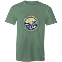Mens Cotton T-Shirt Northern Beaches Collaroy logo - Lost Manly Shop