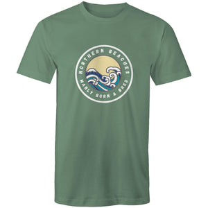 Manly Born n Bred Northern Beaches Sydney Australia Printed Logo T-Shirt Ogo Merch